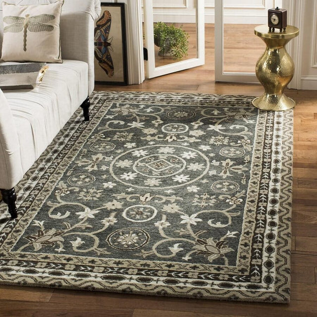 Safavieh Bella Bel674A Grey / Taupe Rugs.