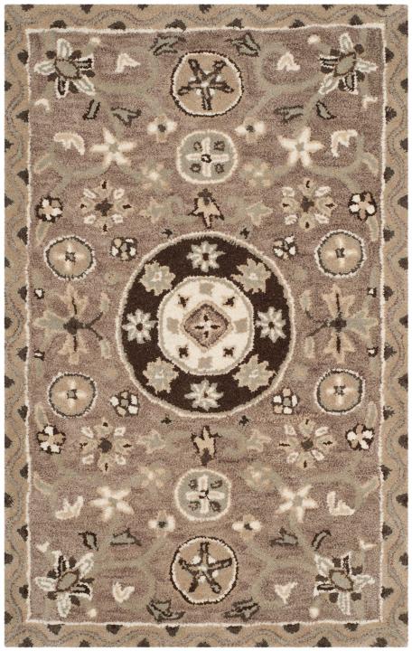 Safavieh Bella Bel674B Taupe / Light Grey Rugs.