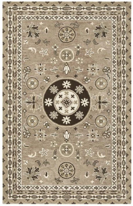 Safavieh Bella Bel674B Taupe / Light Grey Rugs.