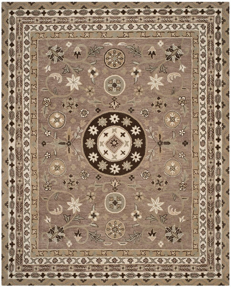 Safavieh Bella Bel674B Taupe / Light Grey Rugs.