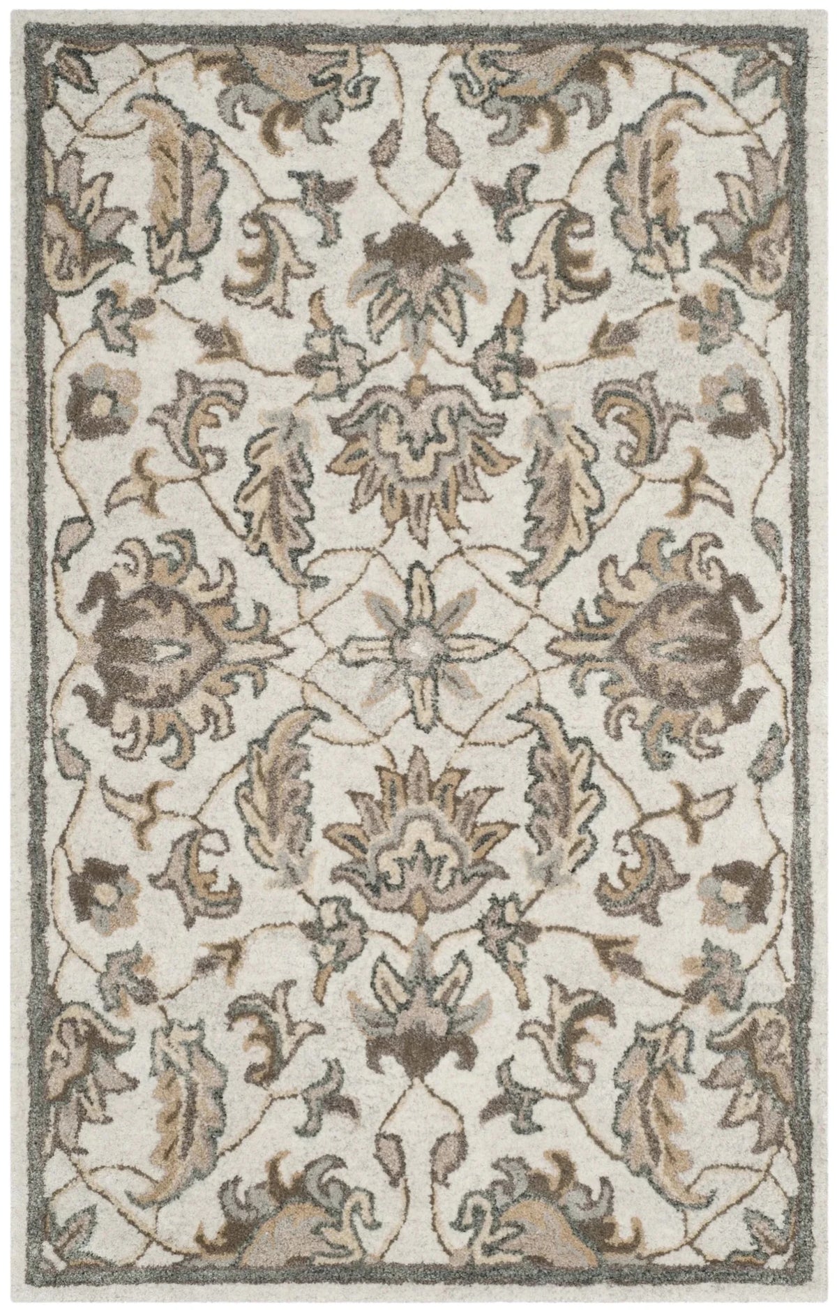 Safavieh Bella 2'-6" x 4'-0" Rug in Ivory / Light Grey