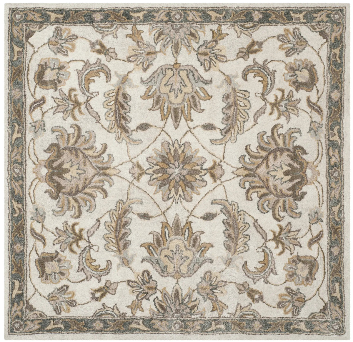 Safavieh Bella 5'-0" x 5'-0" Rug in Ivory / Light Grey