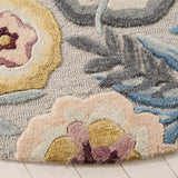 Safavieh Bellagio 6'-0" x 6'-0" Rug in Grey / Pink
