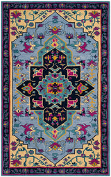 Safavieh Bellagio Blg506B Light Blue / Multi Rugs.