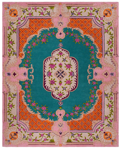 Safavieh Bellagio Blg535M Blue/Pink Rug.