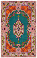 Safavieh Bellagio Blg535M Blue/Pink Rug.