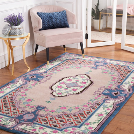 Safavieh Bellagio Blg535U Pink/Ivory Rug.