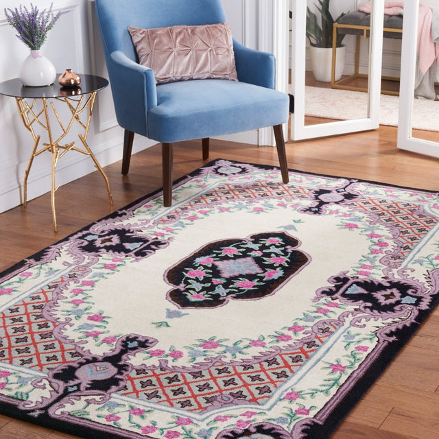 Safavieh Bellagio Blg535X Ivory/Black Rug.