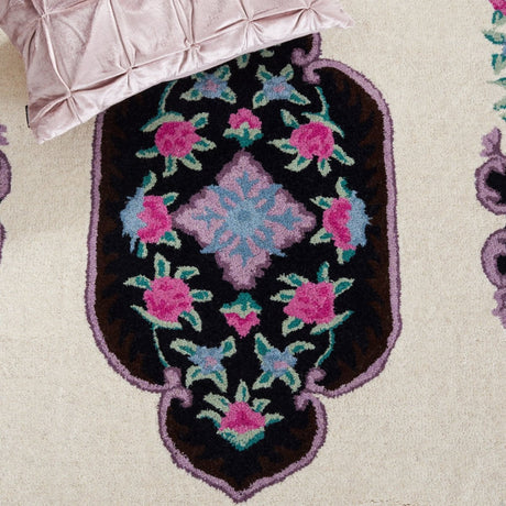 Safavieh Bellagio Blg535X Ivory/Black Rug.