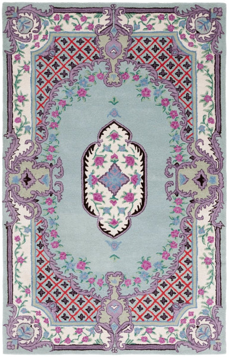 Safavieh Bellagio Blg535Y Light Green/Ivory Rug.