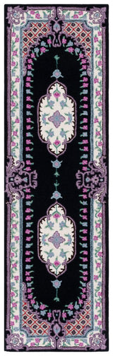 Safavieh Bellagio Blg535Z Black/Ivory Rug.