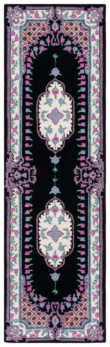 Safavieh Bellagio Blg535Z Black/Ivory Rug.