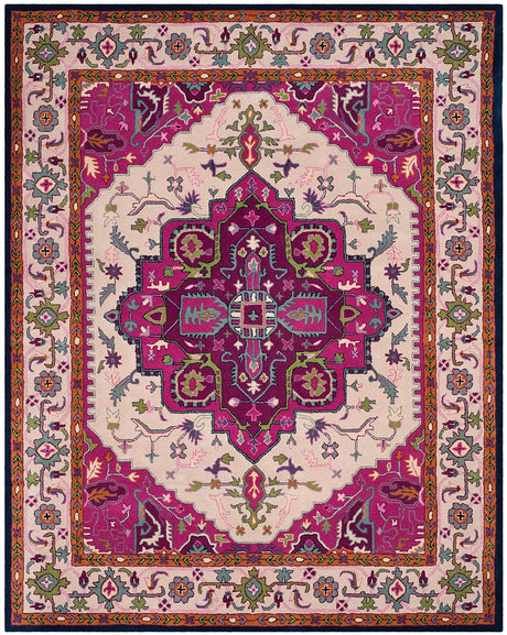 Safavieh Bellagio Blg541A Ivory / Pink Rugs.