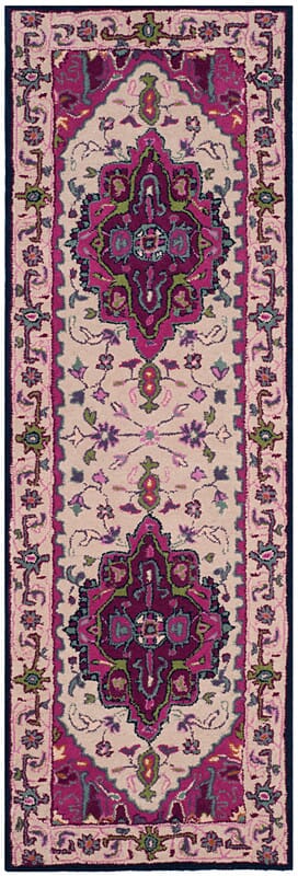 Safavieh Bellagio Blg541A Ivory / Pink Rugs.