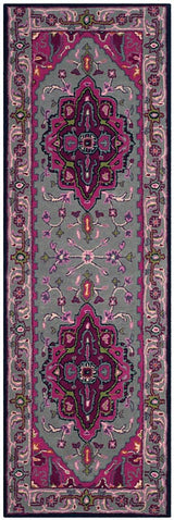 Safavieh Bellagio Blg541B Grey / Pink Rugs.