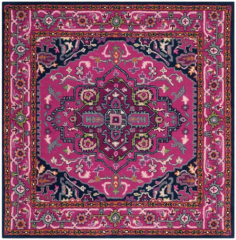 Safavieh Bellagio Blg541C Pink / Navy Rugs.