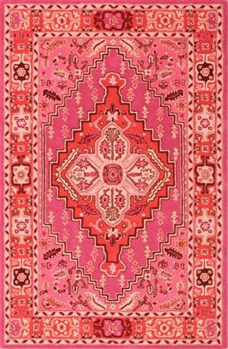 Safavieh Bellagio Blg545B Red/Pink Rug.