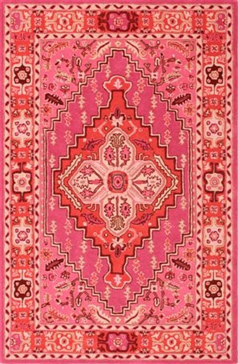 Safavieh Bellagio Blg545B Red/Pink Rug.