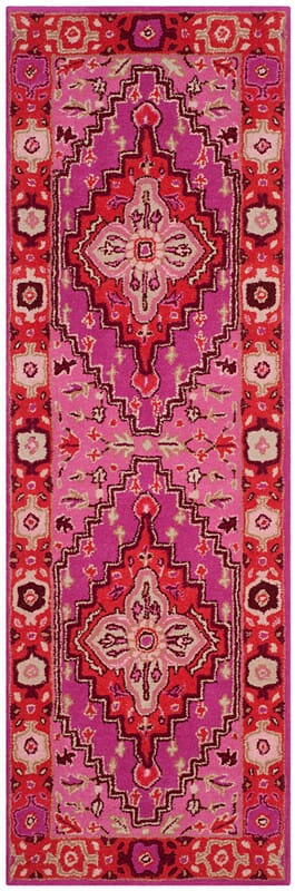 Safavieh Bellagio Blg545B Red/Pink Rug.