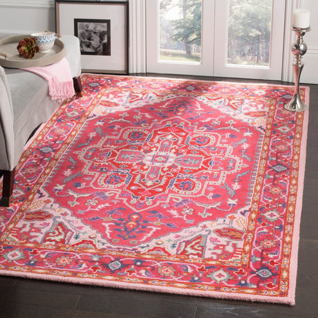 Safavieh Bellagio Blg546A Red/Pink Rug.