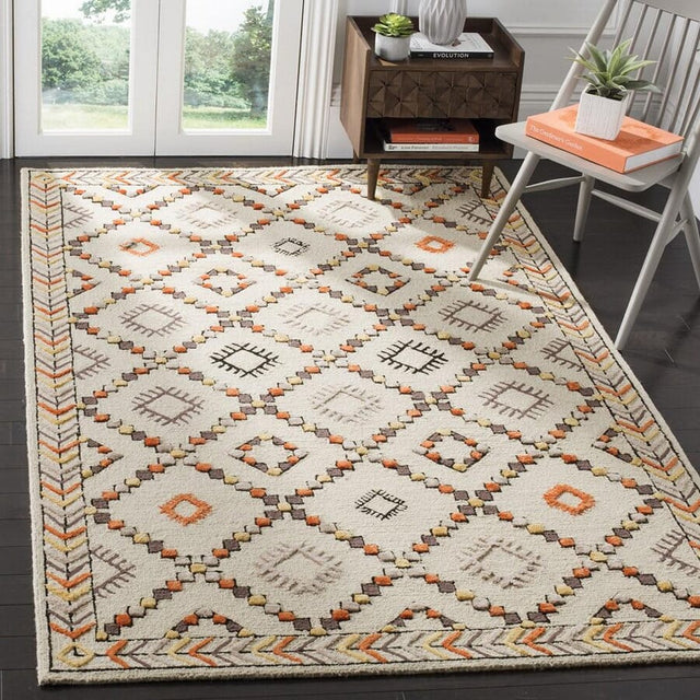 Safavieh Bellagio Blg548A Ivory / Multi Rugs.