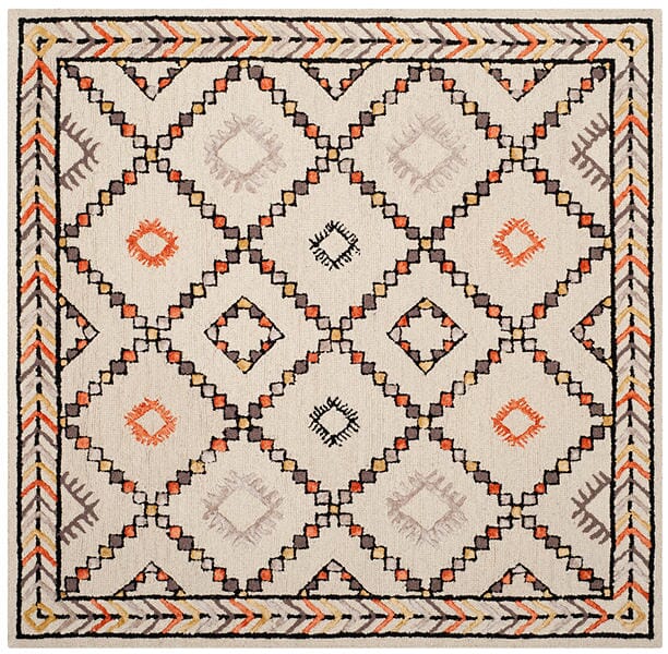 Safavieh Bellagio Blg548A Ivory / Multi Rugs.