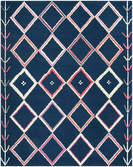 Safavieh Bellagio Blg563N Navy / Multi Rugs.