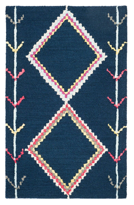 Safavieh Bellagio Blg563N Navy / Multi Rugs.