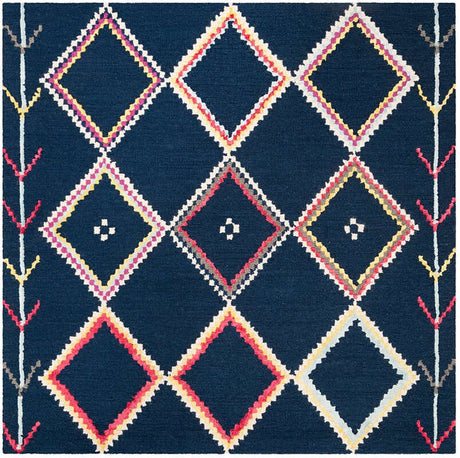 Safavieh Bellagio Blg563N Navy / Multi Rugs.