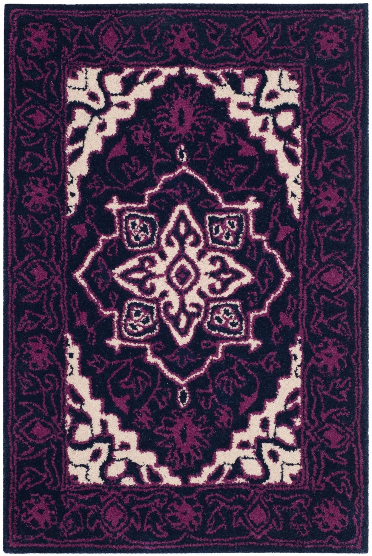 Safavieh Bellagio 2'-0" x 3'-0" Rug in Purple / Ivory