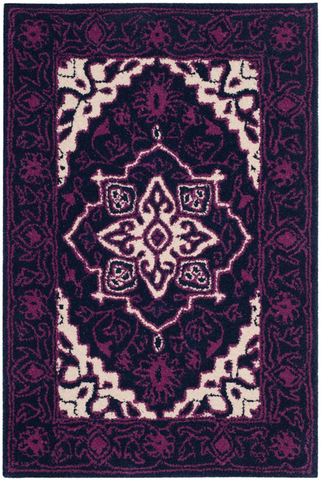 Safavieh Bellagio 2'-0" x 3'-0" Rug in Purple / Ivory