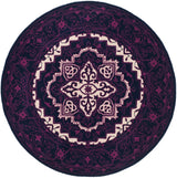 Safavieh Bellagio 5'-0" x 5'-0" Rug in Purple / Ivory