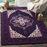 Safavieh Bellagio 5'-0" x 8'-0" Rug in Purple / Ivory