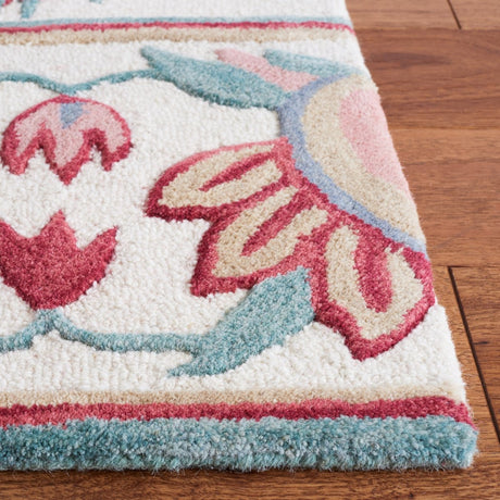 Safavieh Bellagio Blg601A Ivory/Red Rug.