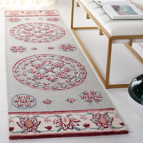 Safavieh Bellagio Blg601G Light Grey/Ivory Rug.
