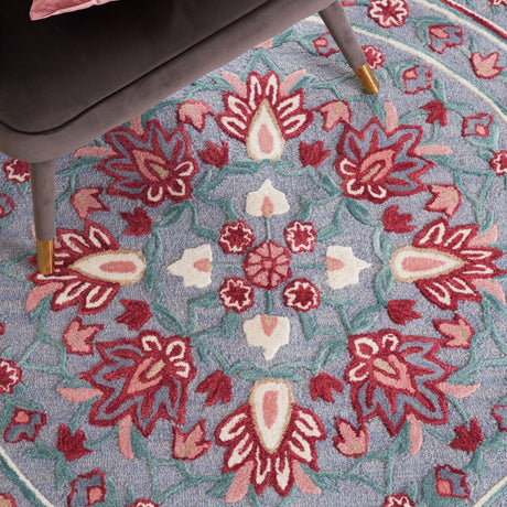 Safavieh Bellagio Blg601H Dark Grey/Ivory Rug.