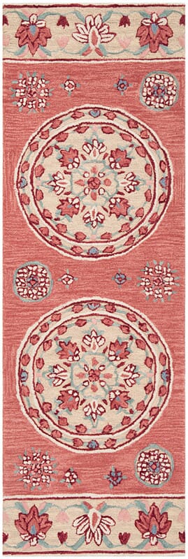 Safavieh Bellagio Blg601Q Red / Beige Rugs.