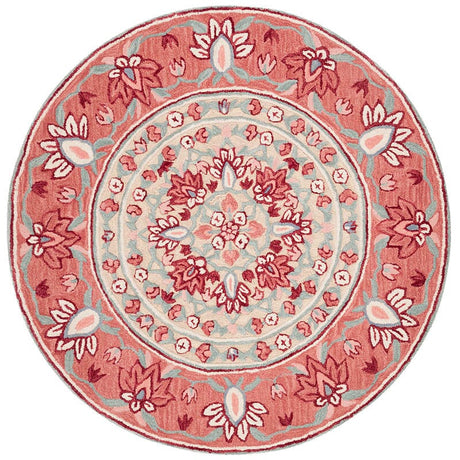 Safavieh Bellagio Blg601Q Red / Beige Rugs.