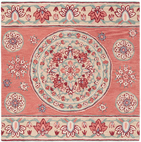 Safavieh Bellagio Blg601Q Red / Beige Rugs.