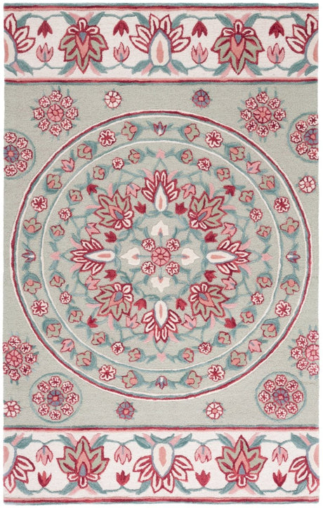 Safavieh Bellagio Blg601W Sage/Ivory Rug.