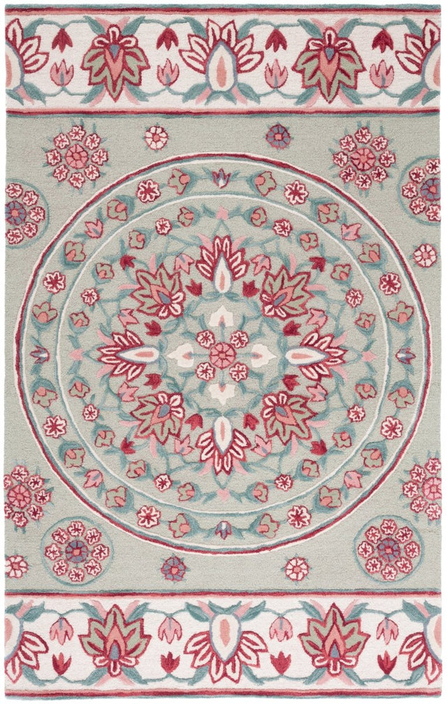 Safavieh Bellagio Blg601W Sage/Ivory Rug.