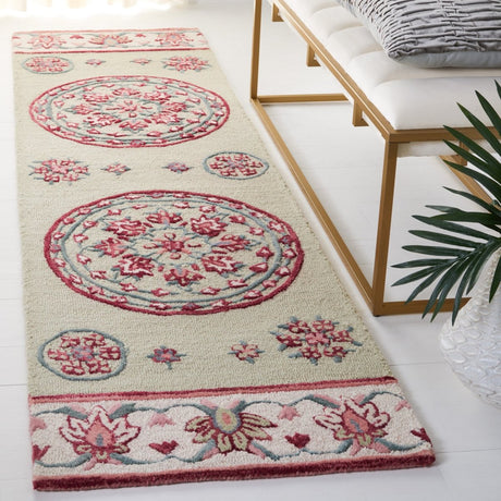 Safavieh Bellagio Blg601W Sage/Ivory Rug.