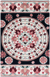 Safavieh Bellagio Blg601Z Black/Ivory Rug.