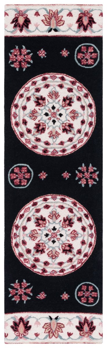 Safavieh Bellagio Blg601Z Black/Ivory Rug.