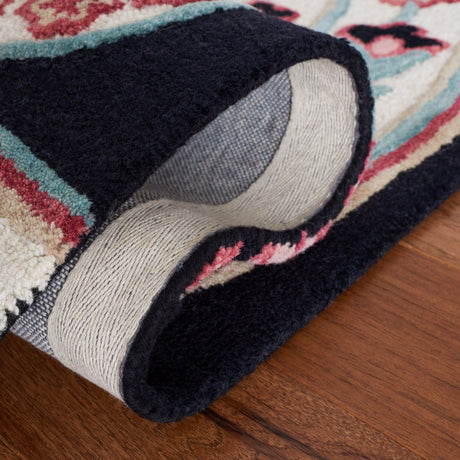 Safavieh Bellagio Blg601Z Black/Ivory Rug.