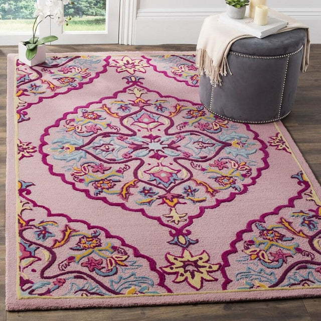 Safavieh Bellagio Blg605A Pink / Multi Rugs.