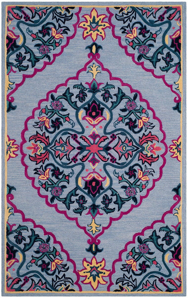 Safavieh Bellagio Blg605G Blue / Multi Rugs.