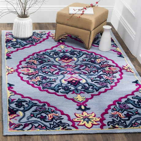 Safavieh Bellagio Blg605G Blue / Multi Rugs.