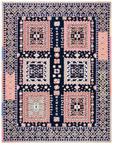 Safavieh Bellagio Blg609Z Black/Navy Rugs.
