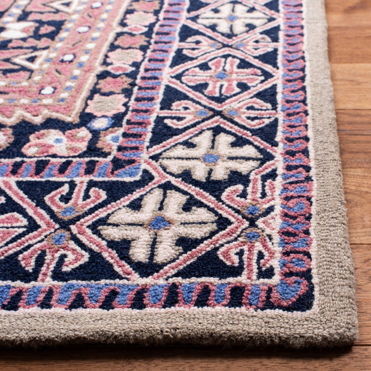 Safavieh Bellagio Blg609Z Black/Navy Rugs.